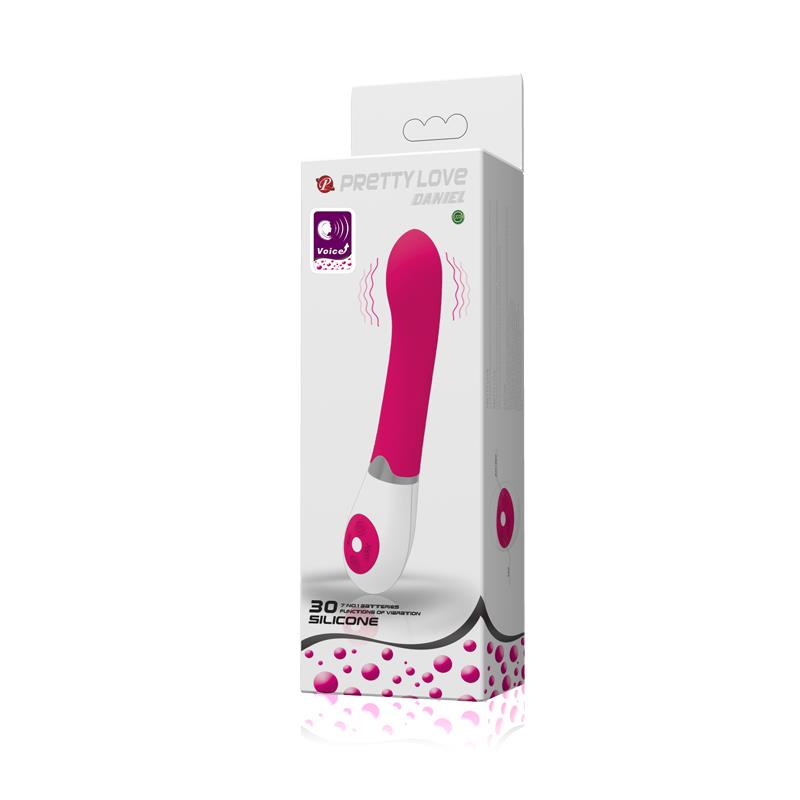 PRETTYLOVE - VIBE DANIEL WITH VOICE CONTROL PINK