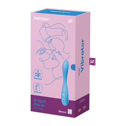 SATISFYER - VIBE G-SPOT FLEX 4 WITH APP SATISFYER CONNECT BLUE