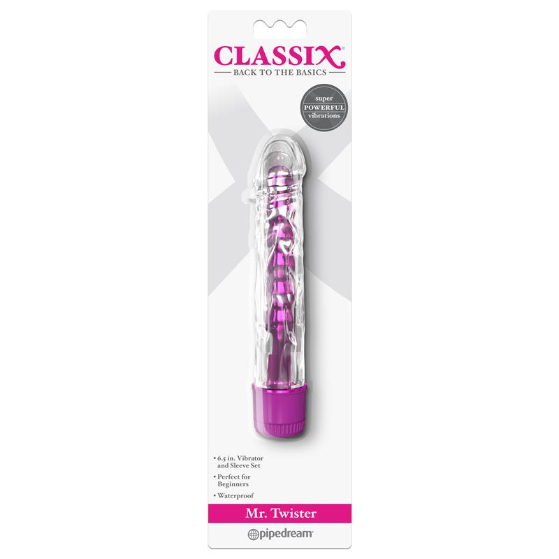 CLASSIX - VIBE MR. TWISTER METALLIC PINK 17 CM