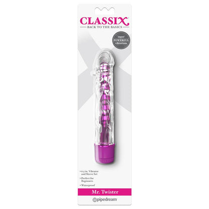 CLASSIX - VIBE MR. TWISTER METALLIC PINK 17 CM