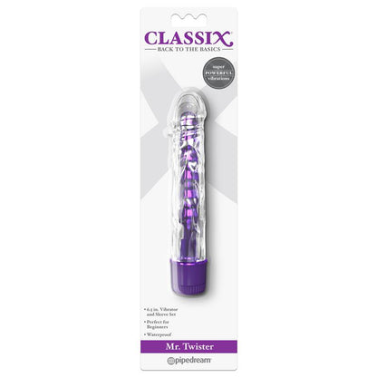 CLASSIX - VIBE MR. TWISTER METALLIC PURPLE 17 CM