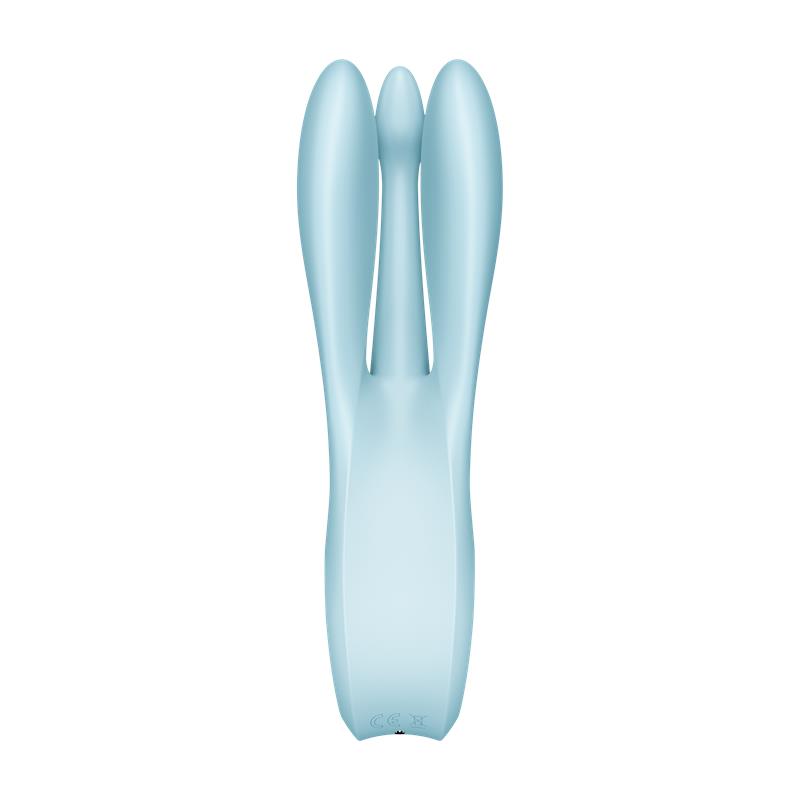 SATISFYER - VIBE THREESOME 1 LIGHT BLUE