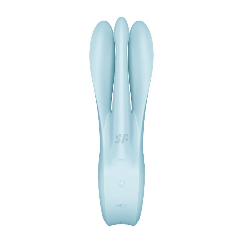 SATISFYER - VIBE THREESOME 1 LIGHT BLUE