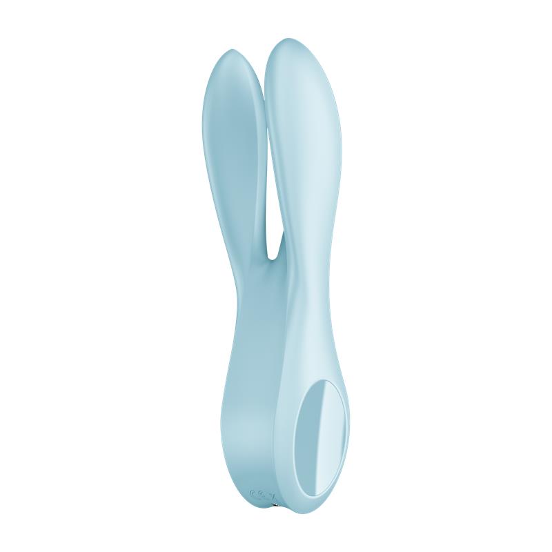 SATISFYER - VIBE THREESOME 1 LIGHT BLUE