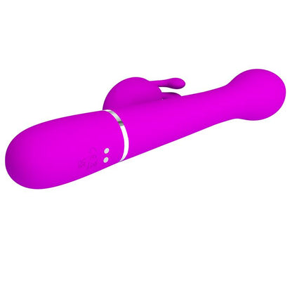 PRETTYLOVE - VIBE WITH THRUSTING AND ROTATING BEADS DEJON PINK