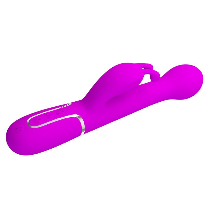 PRETTYLOVE - VIBE WITH THRUSTING AND ROTATING BEADS DEJON PINK