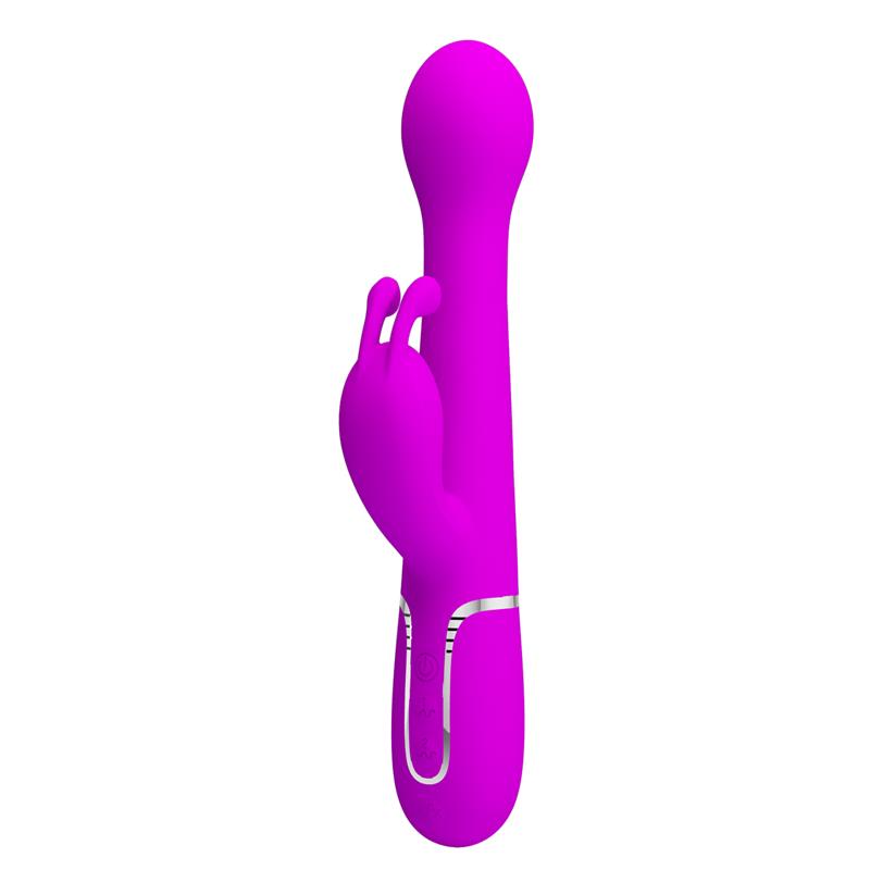 PRETTY LOVE - DEJON RABBIT VIBRATOR 3 IN 1 MULTIFUNCTION VIOLET