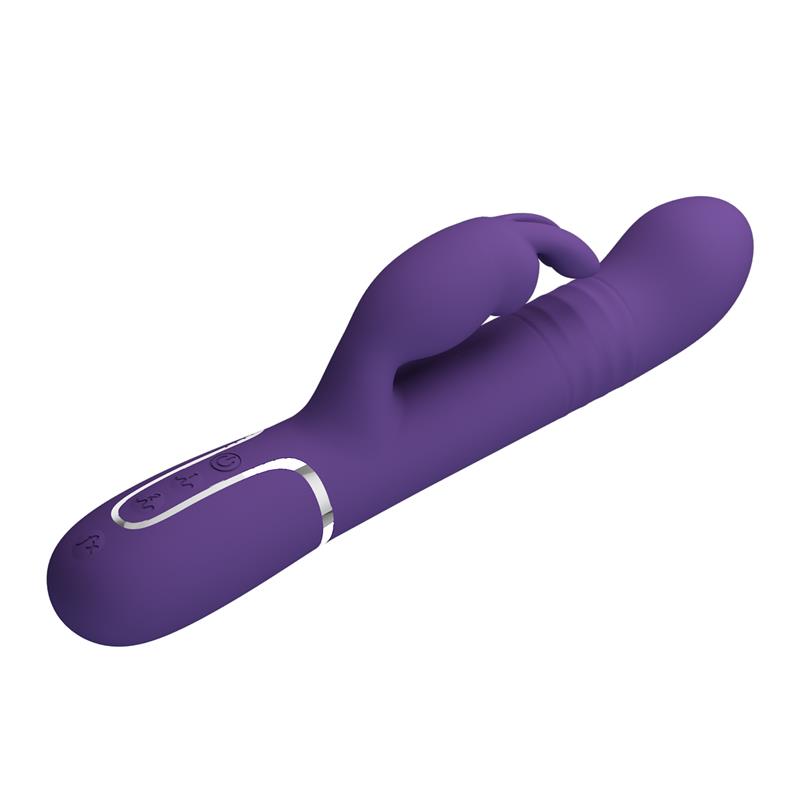 PRETTY LOVE - COALE RABBIT VIBRATOR 4 IN 1 PURPLE