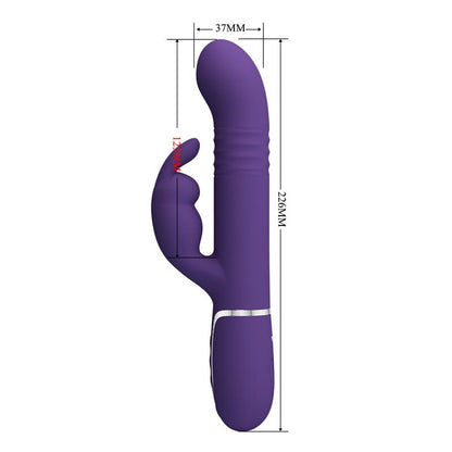 PRETTYLOVE - VIBE WT THRUSTING, ROTATION BEADS TWINKLED