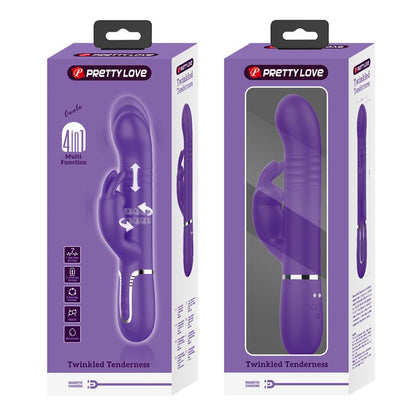 PRETTYLOVE - VIBE WT THRUSTING, ROTATION BEADS TWINKLED