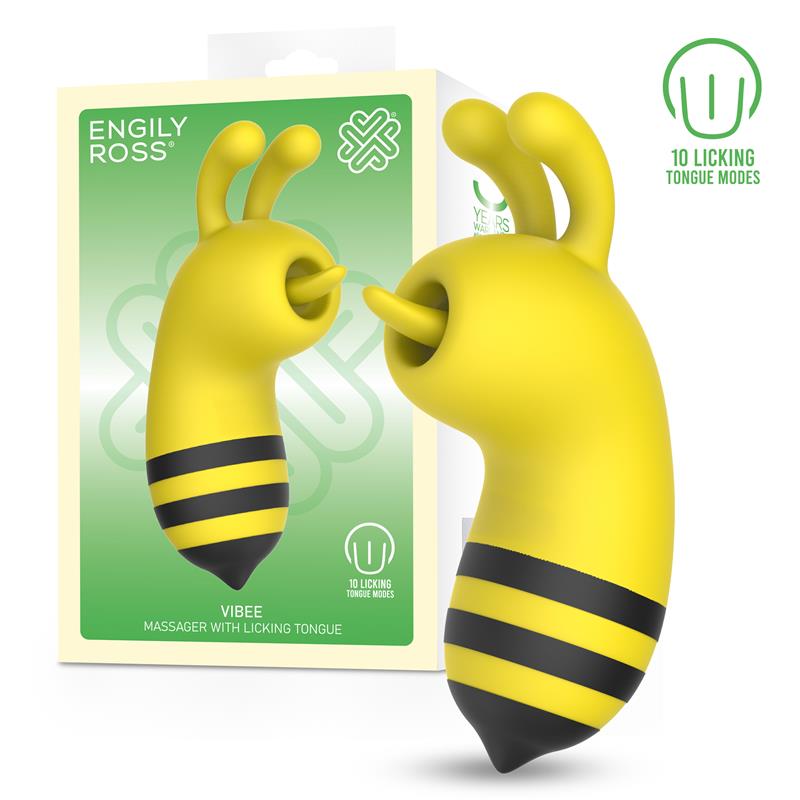 ENGILY ROSS - VIBEE MASSAGER WITH LICKING TONGUE