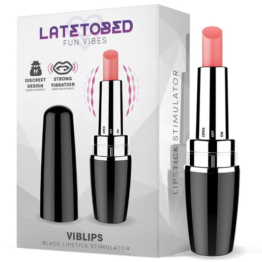 LATETOBED - VIBLIPS LIPSTICK STIMULATOR BLACK
