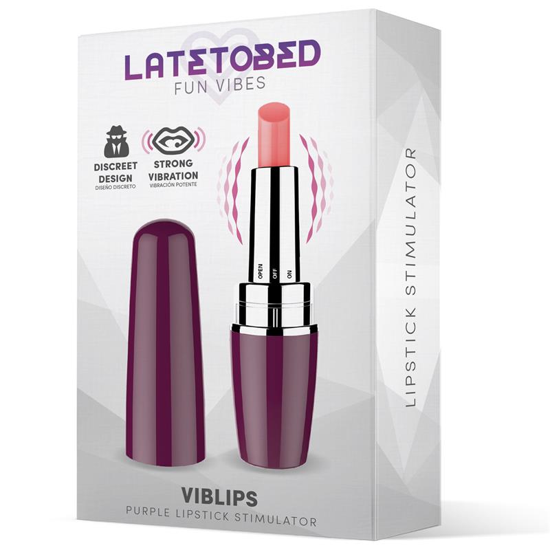 LATETOBED - VIBLIPS LIPSTICK STIMULATOR PURPLE