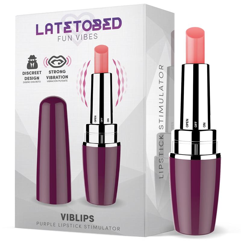 LATETOBED - VIBLIPS LIPSTICK STIMULATOR PURPLE