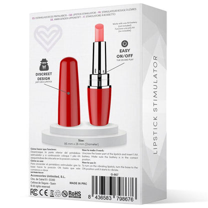 LATETOBED - VIBLIPS LIPSTICK STIMULATOR RED