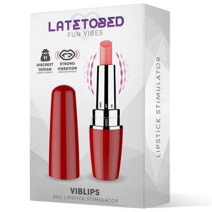 LATETOBED - VIBLIPS LIPSTICK STIMULATOR RED