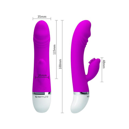 PRETTYLOVE - VIBRADOR DAVID COLOR PÚRPURA