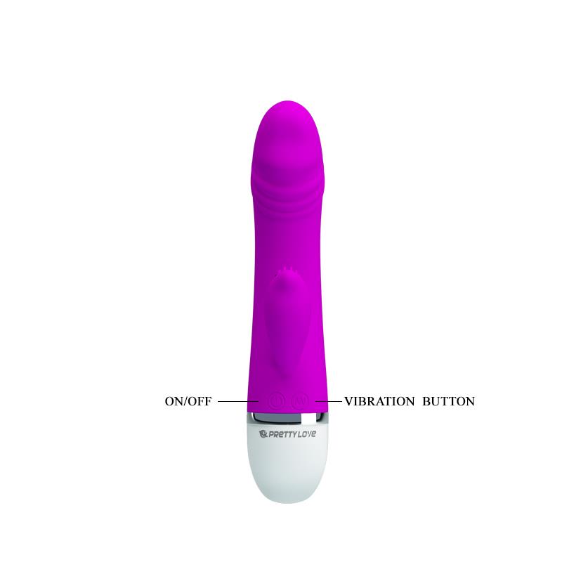 PRETTYLOVE - VIBRADOR DAVID COLOR PÚRPURA