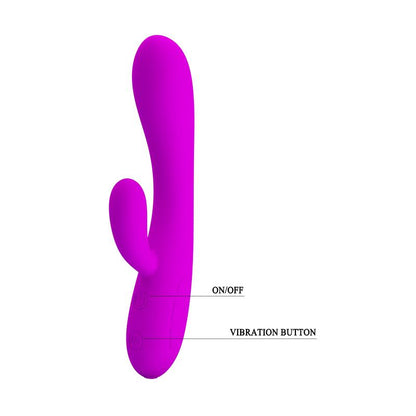 PRETTYLOVE - VIBRADOR VICTOR COLOR PÚRPURA