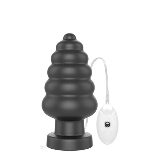 LOVETOY - VIBRATING ANAL PLUG KING SIZED 7 BLACK