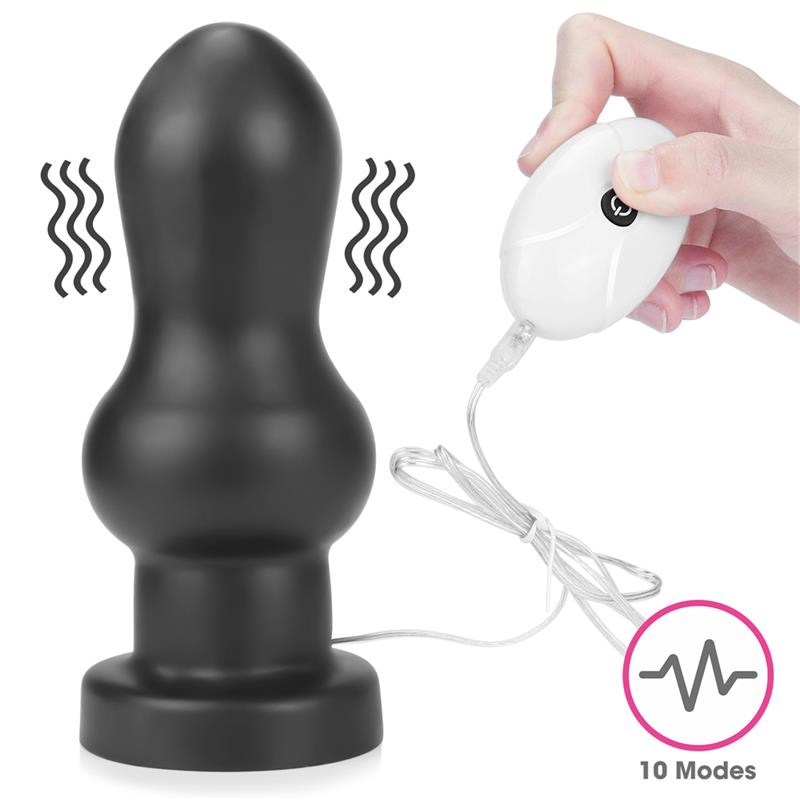 LOVETOY - VIBRATING ANAL PLUG KING SIZED 7 BLACK