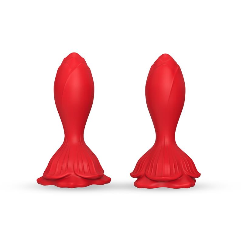 URBAN SKY - VIBRATING ANAL PLUG WITH ROSE BASE
