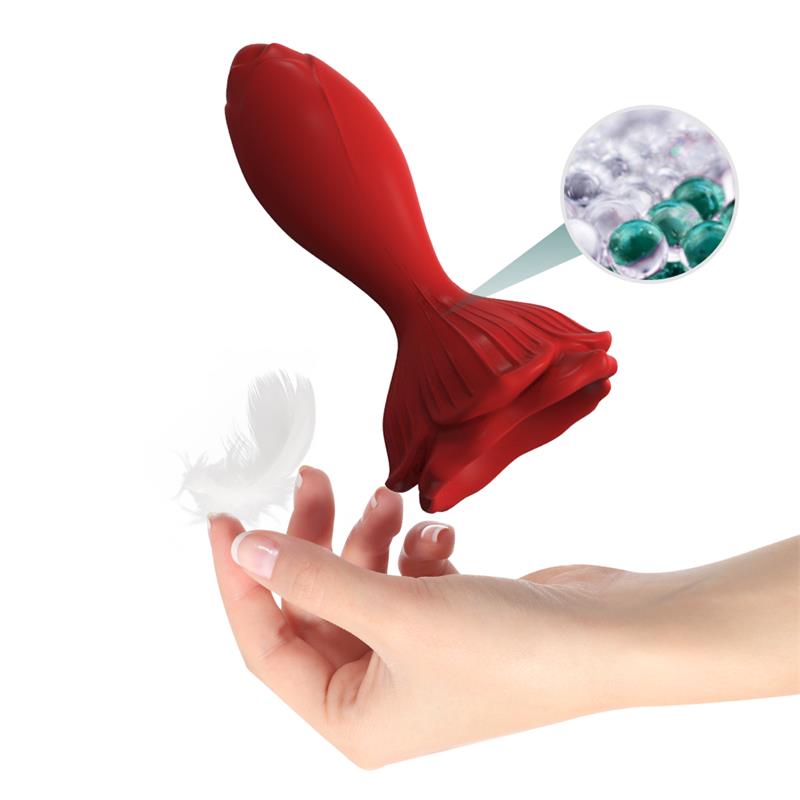 URBAN SKY - VIBRATING ANAL PLUG WITH ROSE BASE