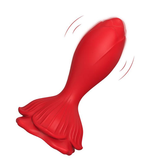 URBAN SKY - VIBRATING ANAL PLUG WITH ROSE BASE