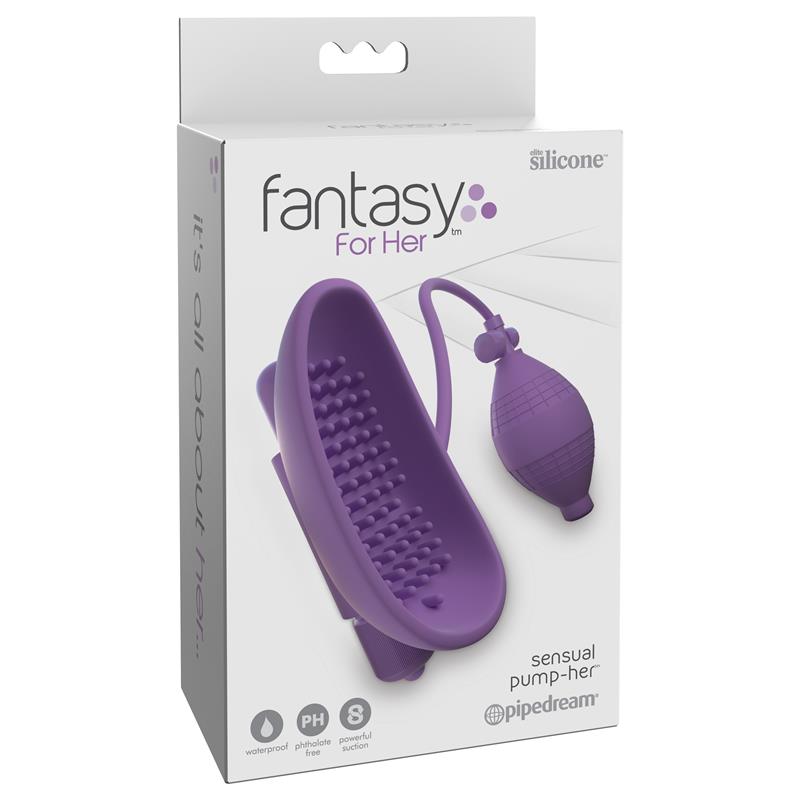 FANTASY FOR HER - VIBRATING AND SUCCION PUMP-HER