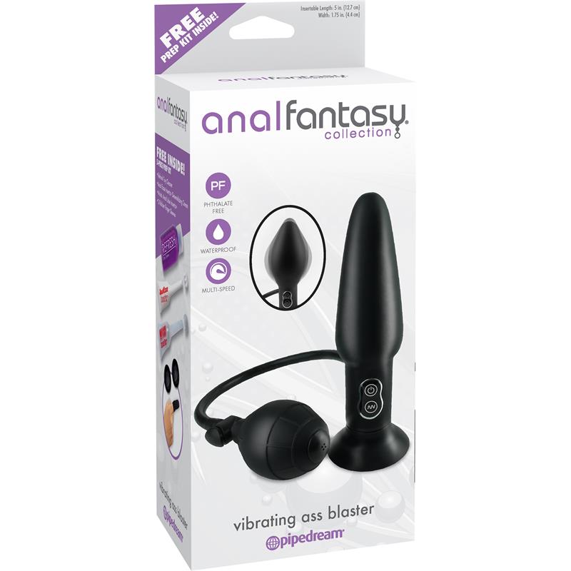 ANAL FANTASY COLLECT. - VIBRATING ASS BLASTER - COLOUR BLACK