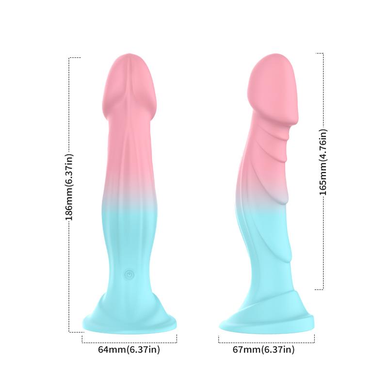URBAN SKY - VIBRATING BICOLOR DILDO