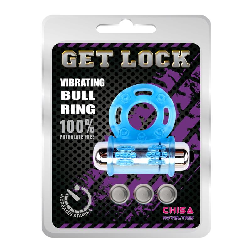 CHISA - VIBRATING BULL RING-BLUE