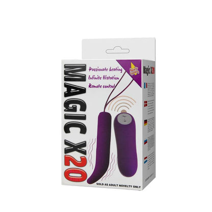 BAILE - VIBRATING BULLER MAGIC X20 PURPLE