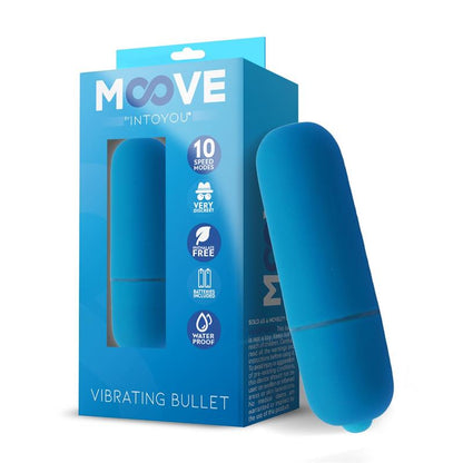 MOOVE - VIBRATING BULLET 10 FUNCTIONS BLUE