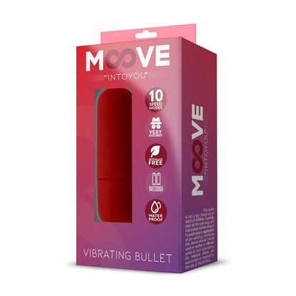 MOOVE - VIBRATING BULLET 10 FUNCTIONS RED