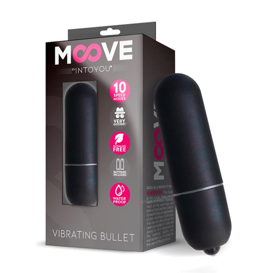 MOOVE - VIBRATING BULLET 10 SPEEDS BLACK
