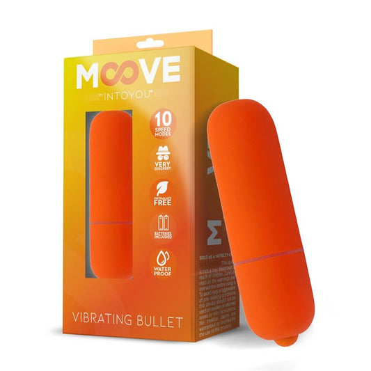 MOOVE - VIBRATING BULLET 10 SPEEDS ORANGE