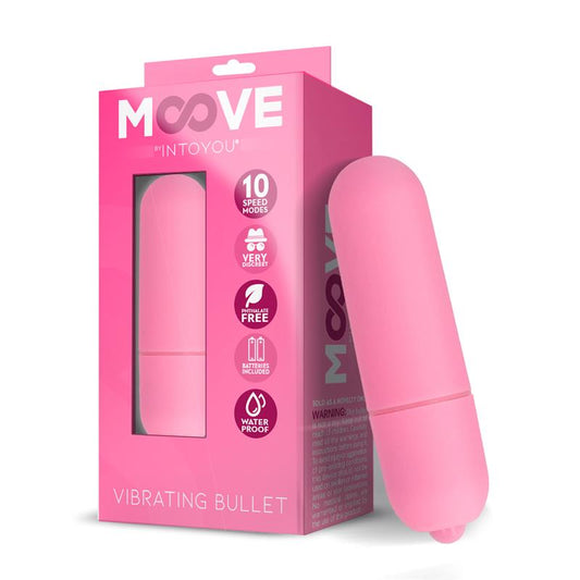 MOOVE - VIBRATING BULLET 10 SPEEDS PINK