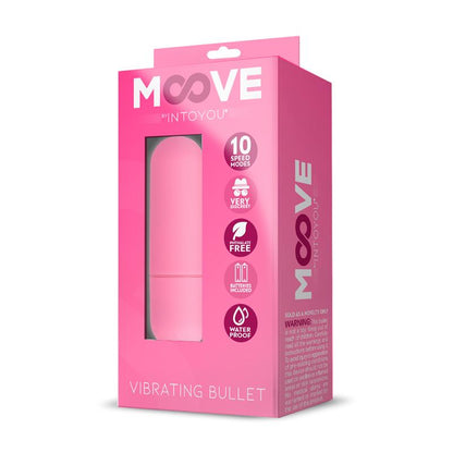 MOOVE - VIBRATING BULLET 10 SPEEDS PINK
