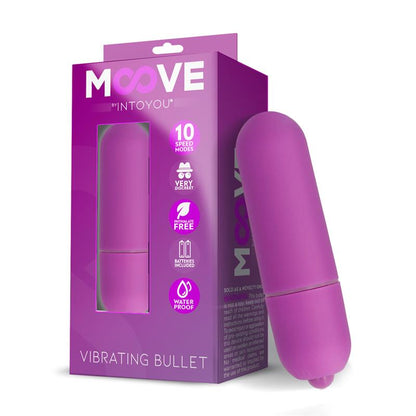 MOOVE - VIBRATING BULLET 10 SPEEDS PURPLE