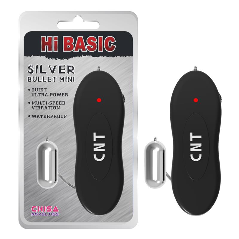 CHISA - VIBRATING BULLET 4.1 X 1 CM BLACK