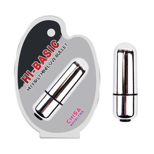 CHISA - VIBRATING BULLET HI-BASIC 5.8 X 1.8 CM SILVER
