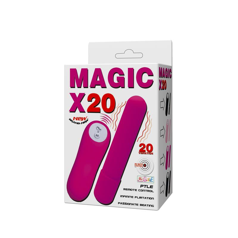 BAILE - VIBRATING BULLET MAGIC X20 PURPLE