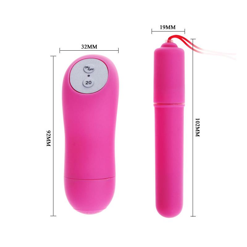 BAILE - VIBRATING BULLET MAGIC X20 PURPLE