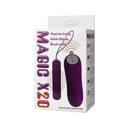 BAILE - VIBRATING BULLET MAGIC X20 PURPLE