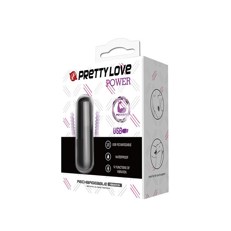 PRETTY LOVE - VIBRATING BULLET POWER SILICONE 6 X 1.8 CM