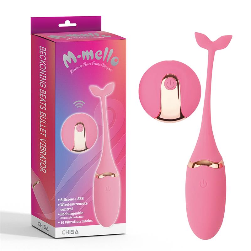 CHISA - VIBRATING BULLET REMOTE CONTROL BECKONING BEATS USB SILICONE 5.9