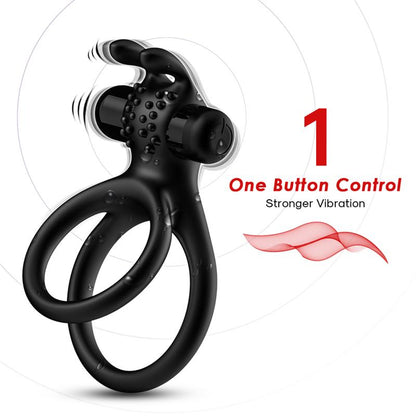 URBAN SKY - VIBRATING BUNNY PENIS RING