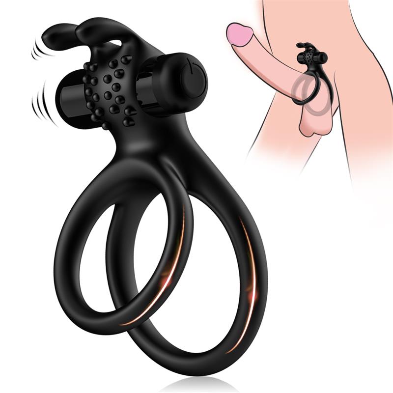 URBAN SKY - VIBRATING BUNNY PENIS RING
