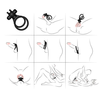URBAN SKY - VIBRATING BUNNY PENIS RING